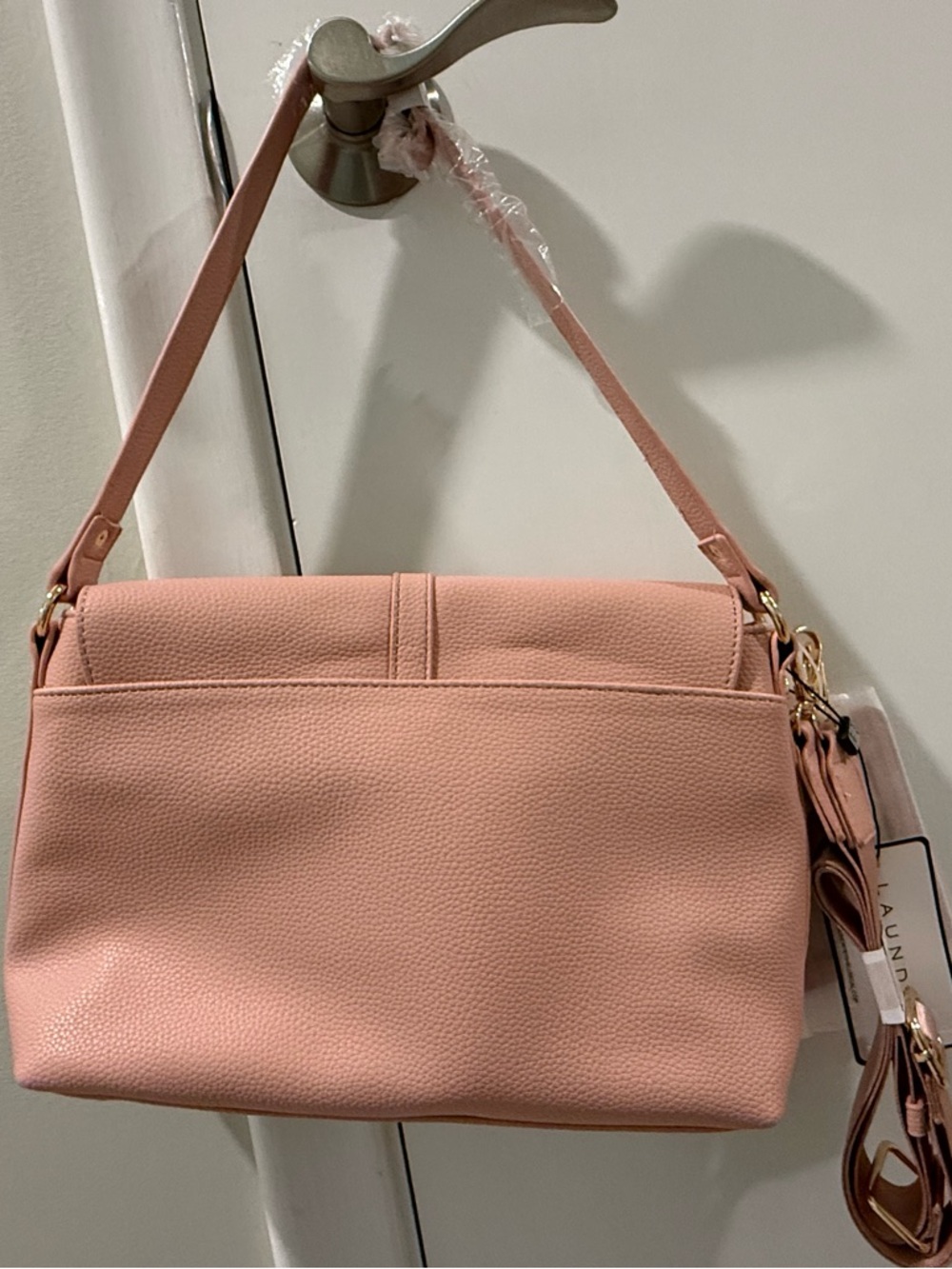Laundry by Shelli Segal Women's Pink Shoulder Bag - Elegant Pearl Accent - Picture 2 of 9